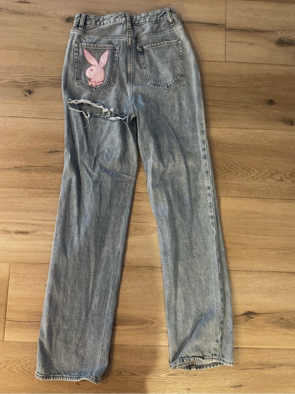 Playboy PacSun Bunny '90s Boyfriend Jeans High Rise Ripped Distressed
